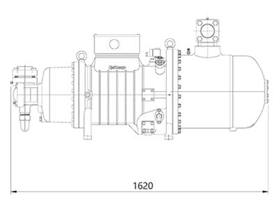 Compresor screw RefComp SRC-S-413 – Dimensiuni