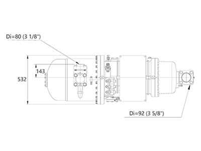 Compresor screw RefComp SRC-S-413 – Dimensiuni