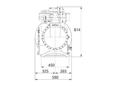 Compresor screw RefComp SRC-S-503 – Dimensiuni
