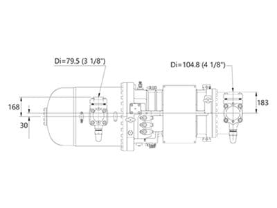 Compresor screw RefComp SRC-S-503 – Dimensiuni